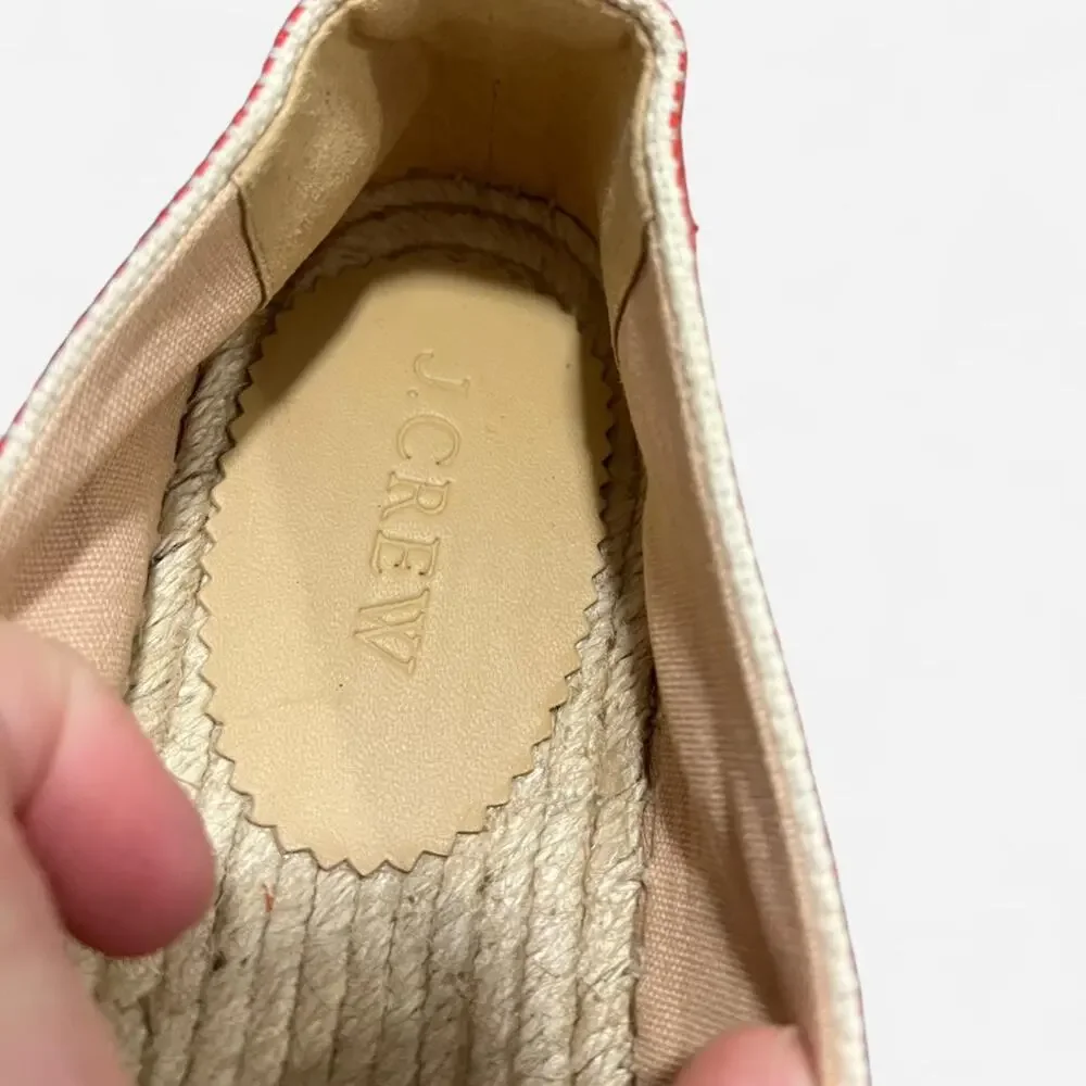 J.Crew Island Espadrilles with Embroidery + Stripes
